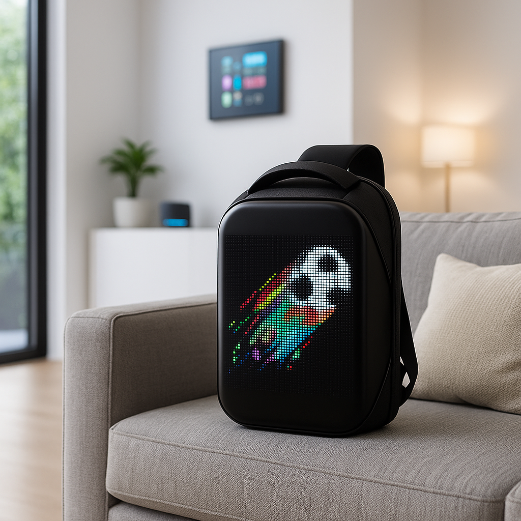PixelPro Backpack: La Mochila que Habla por Ti