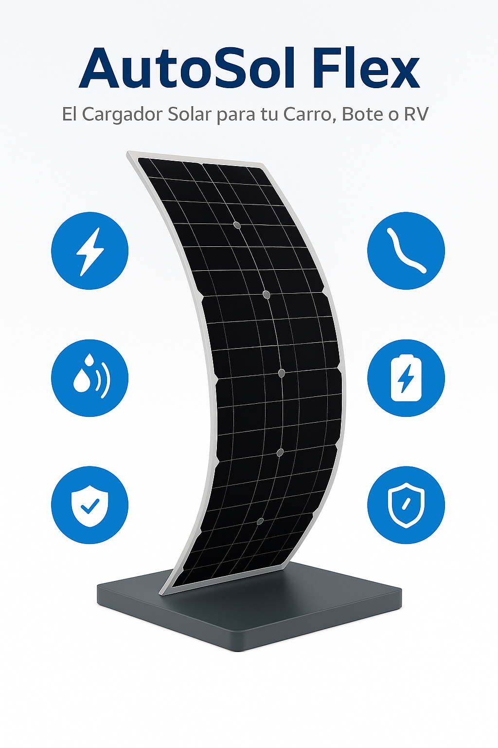 AutoSol Flex: El Cargador Solar para tu Carro, Bote o RV