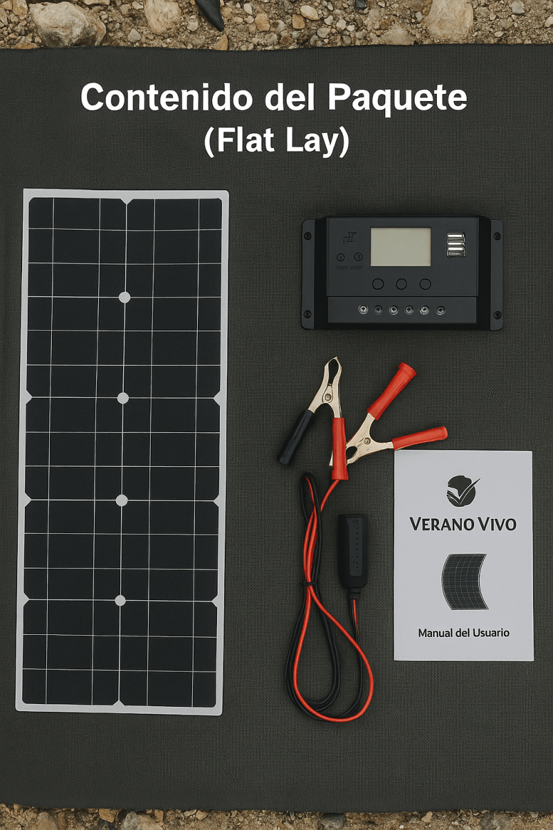 AutoSol Flex: El Cargador Solar para tu Carro, Bote o RV - TuAliado Homeplus