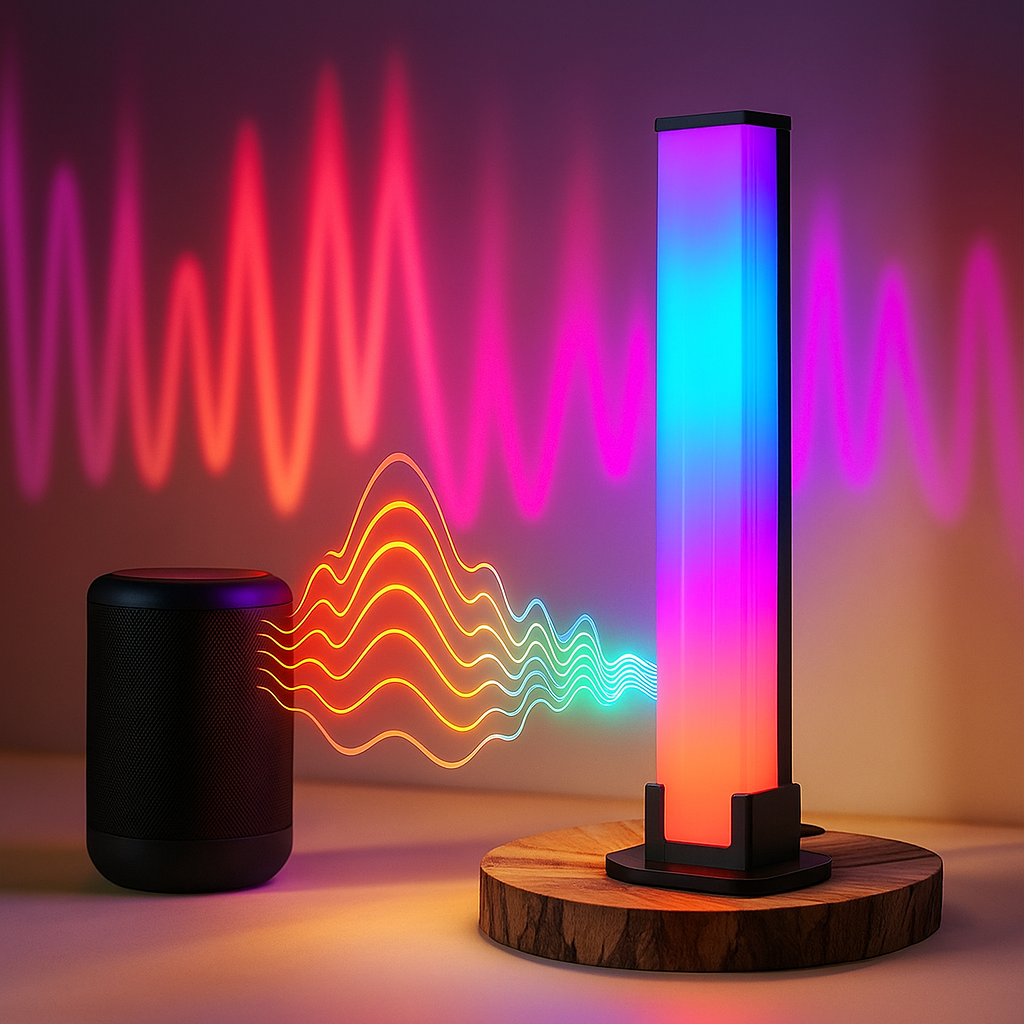 Graffiti Sync Lamp – Luz Ambiental RGB que Baila con Tu Música