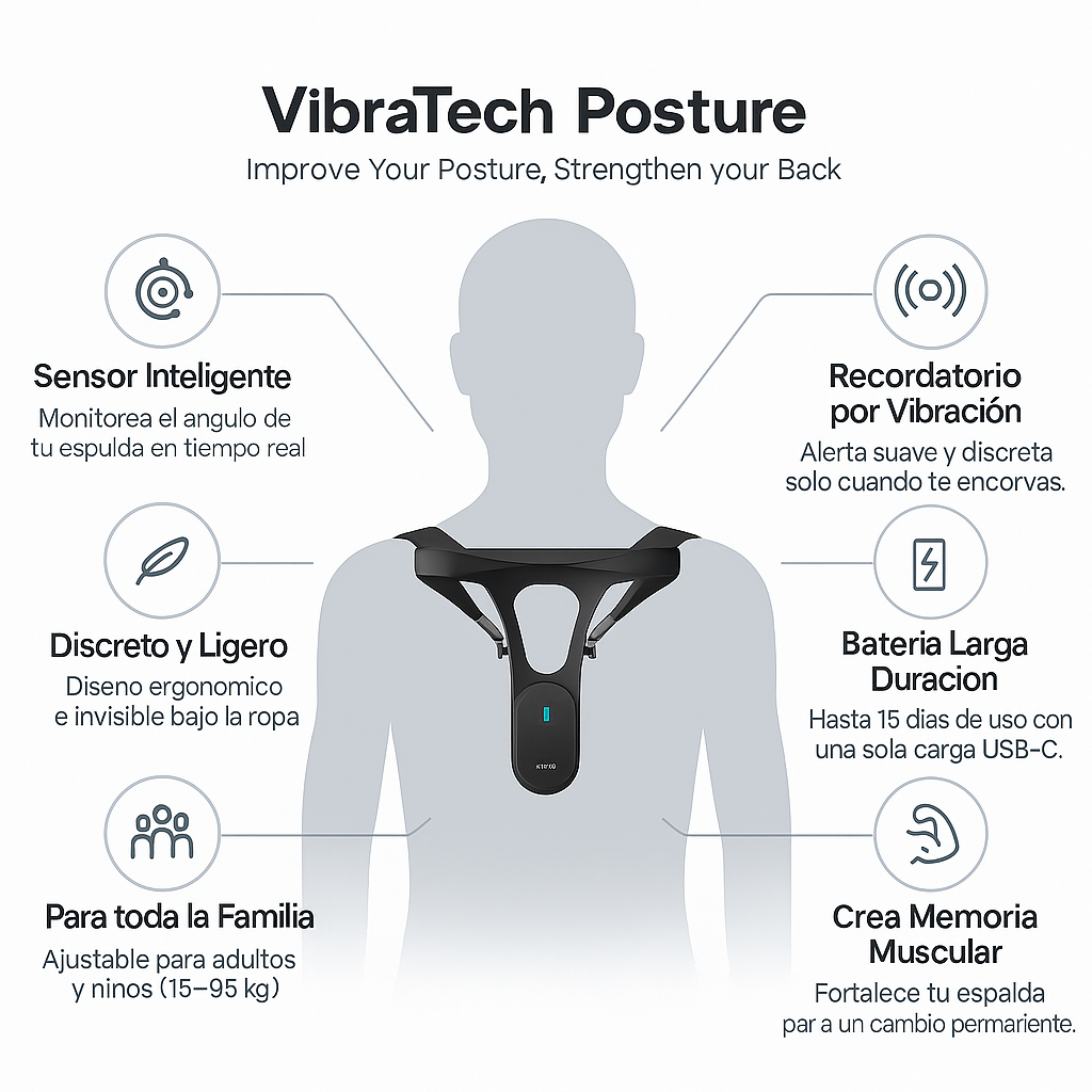 VibraTech Posture: Tu Entrenador Personal de Espalda