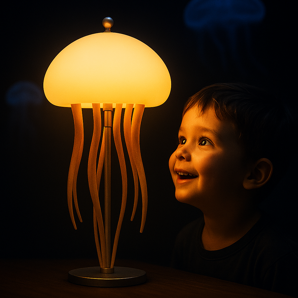 Lámpara de Medusas AquaDream: Tu Océano Privado de Calma