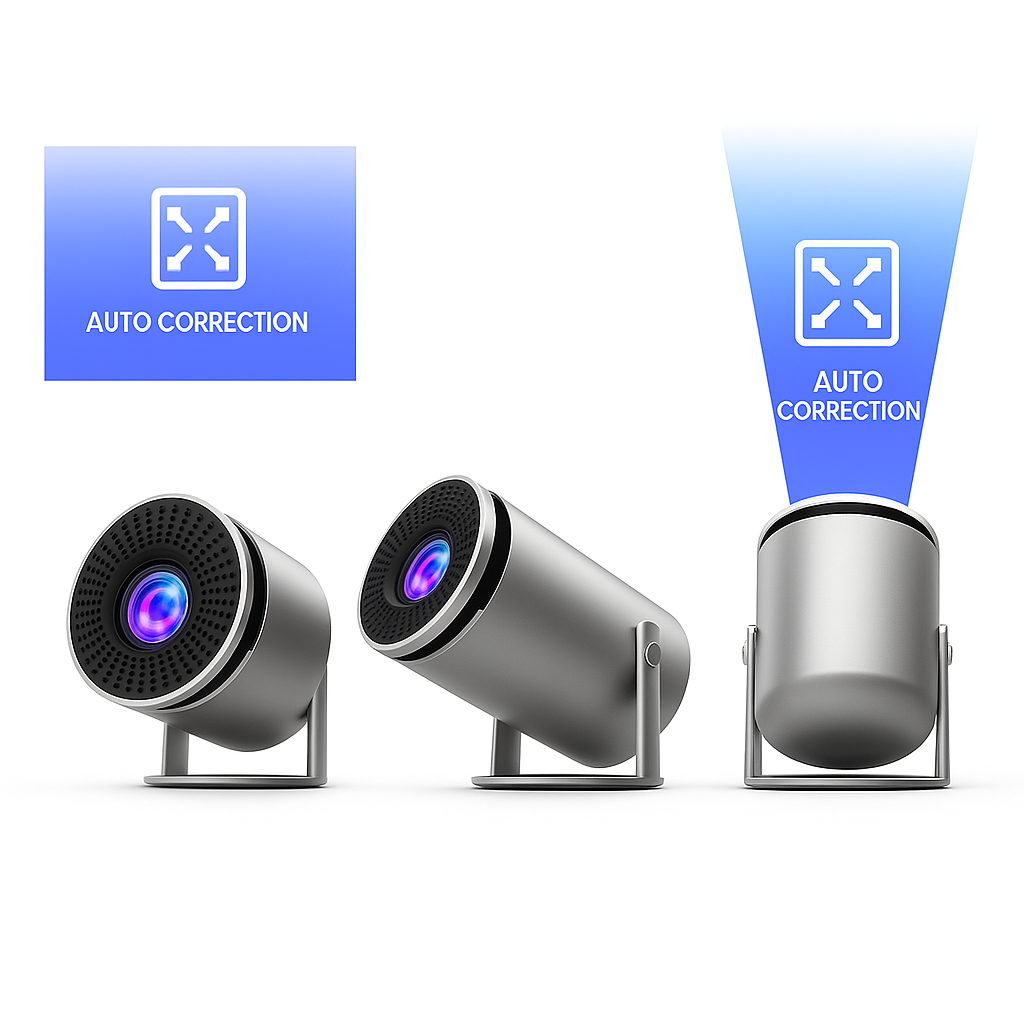 CinemaFlex 180: Proyector Inteligente con Corrección Automática