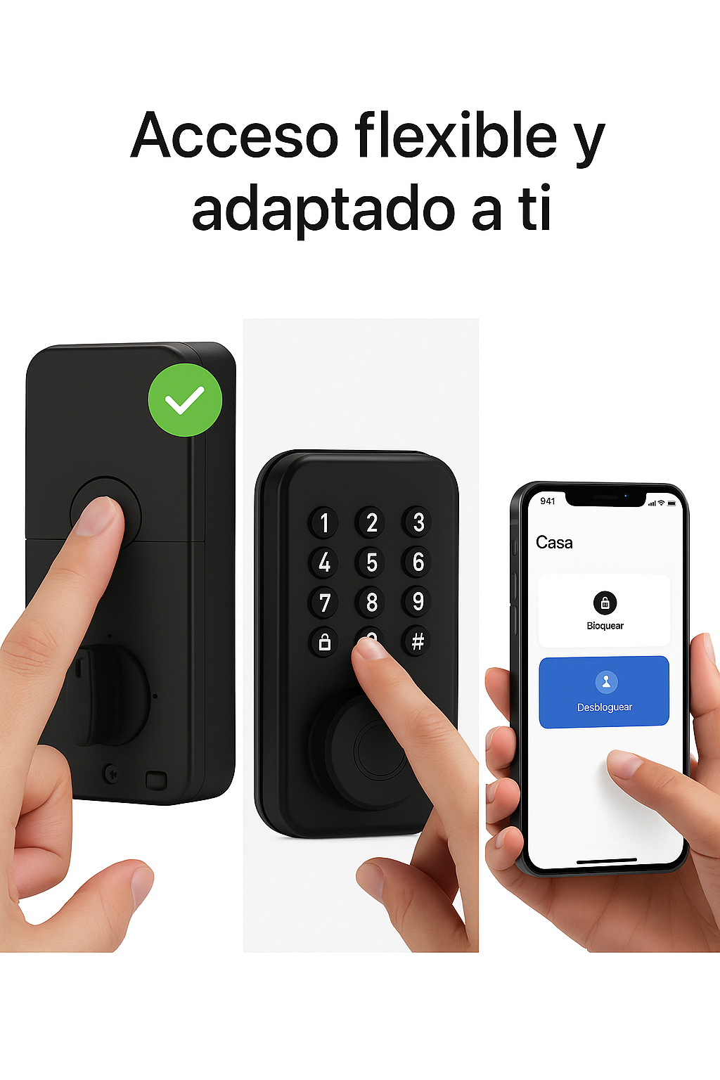 Cerradura Inteligente UltraLock - TouchPro: ¡La Fortaleza y Tecnología que tu Hogar Merece!