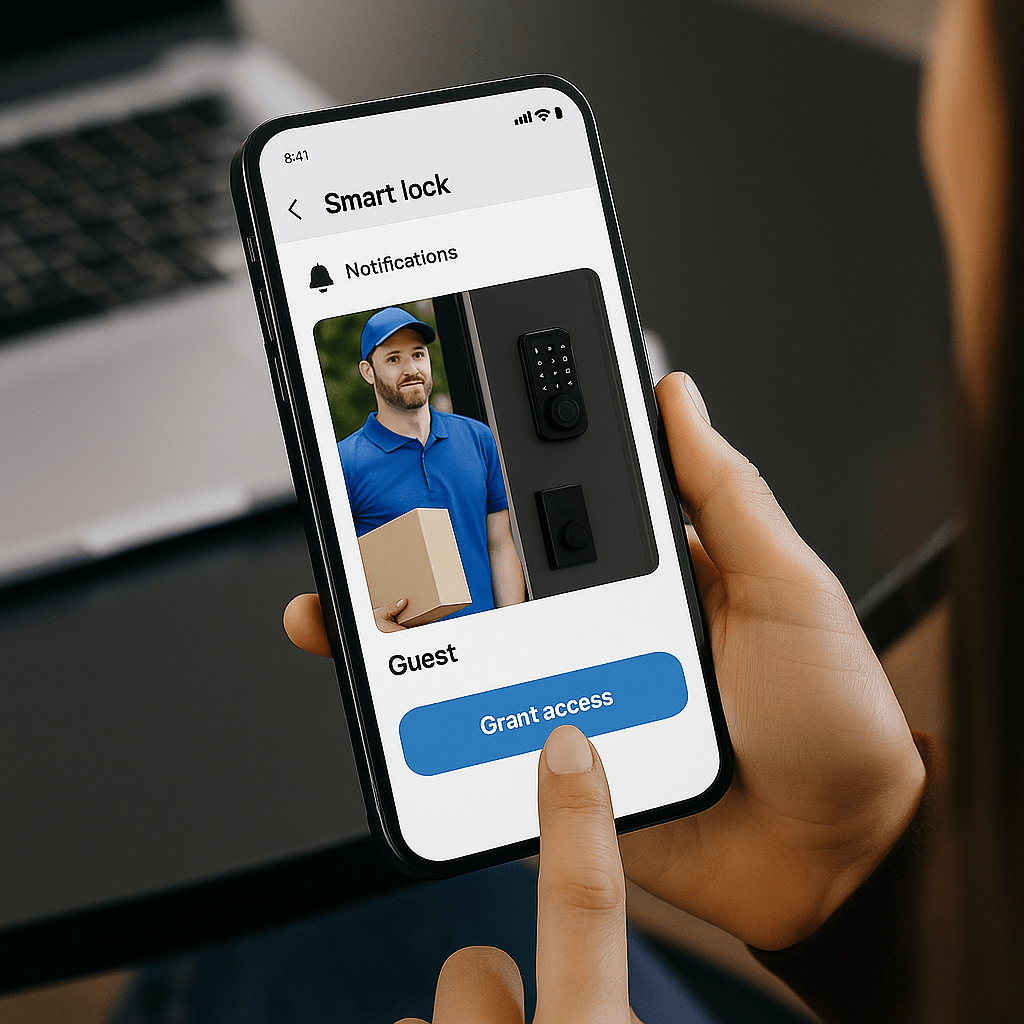 Cerradura Inteligente con Huella Dactilar y App Bluetooth - UltraLock TouchPro - TuAliado Homeplus