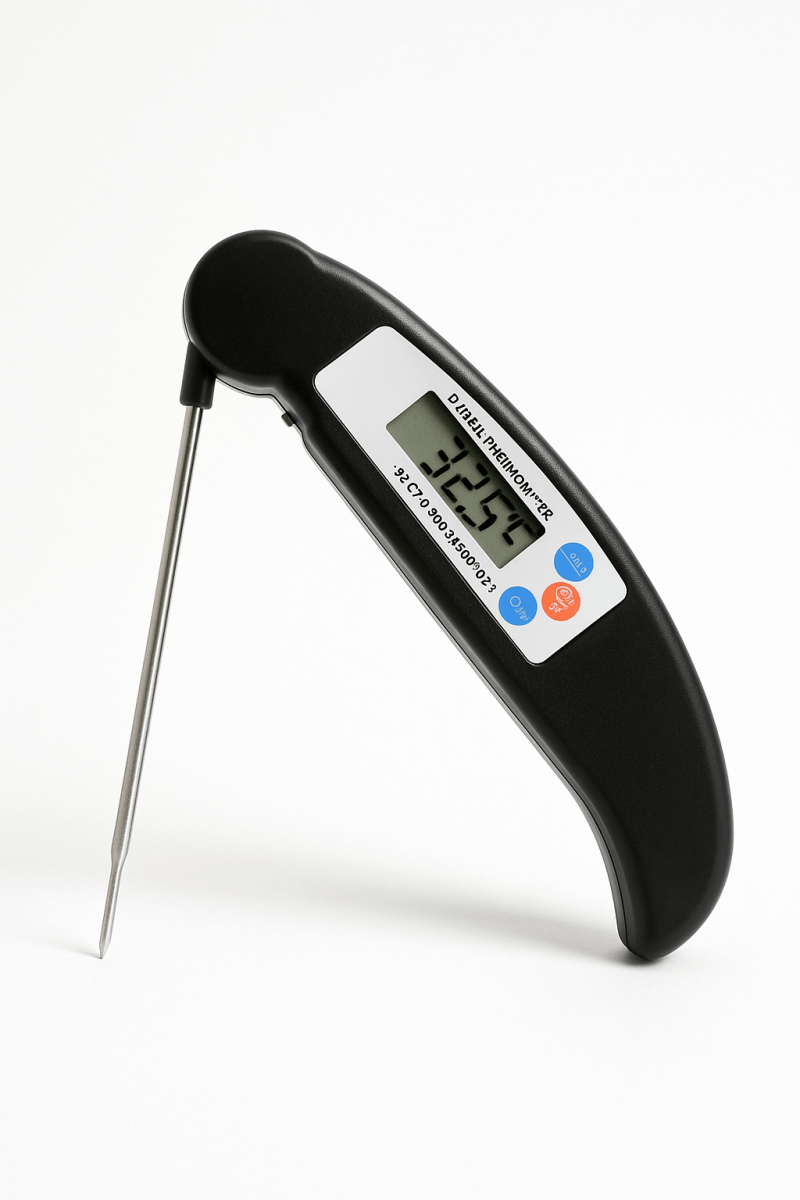 ChefTemp Digital Plegable: ¡La Temperatura Perfecta al Instante! - TuAliado Homeplus