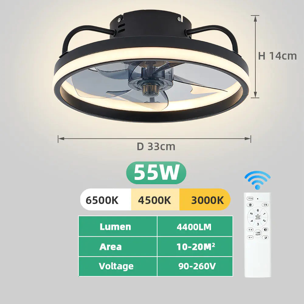 Ventech: Ventilador de Techo con Luz LED