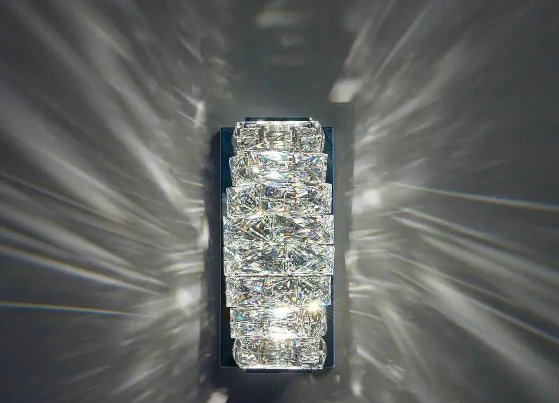 Artlight: CrystalLUZ Lámpara de Pared de Cristal Postmoderna