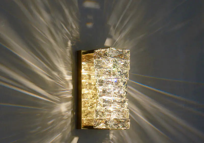 Artlight: CrystalLUZ Lámpara de Pared de Cristal Postmoderna