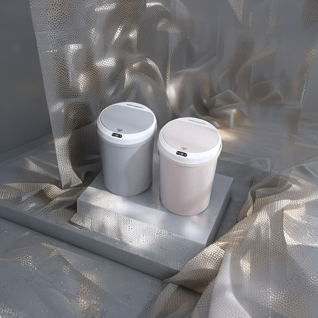 SpaceSaver Smart Bin: La Papelera Automática para Espacios Modernos