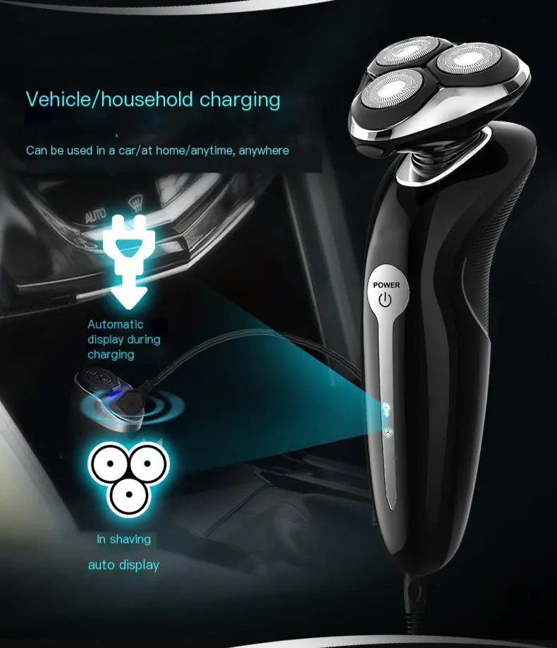 FlexShave 4D de Triple Cuchilla: ¡Precisión, Limpieza Automática y Pura Potencia! - TuAliado Homeplus