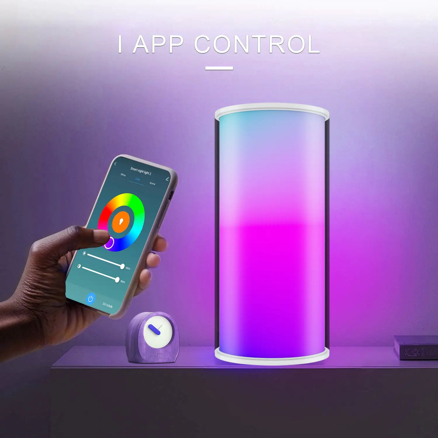 RGB WiFi Colorful Portable Night Light for Home & Camping