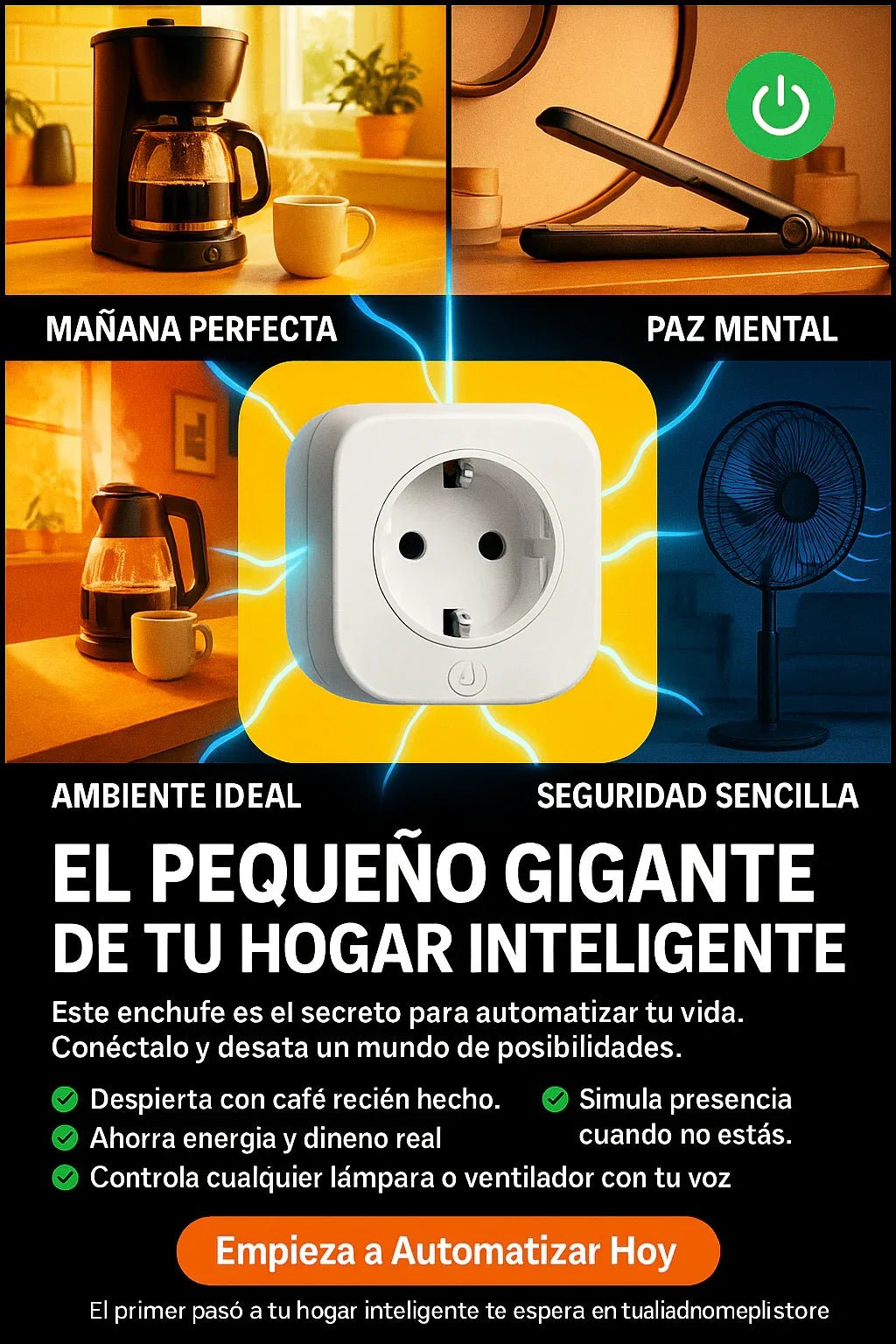 El Enchufe Inteligente: La Navaja Suiza de la Domótica (12 Ideas para Usarlo que te Sorprenderán) - TuAliado Homeplus