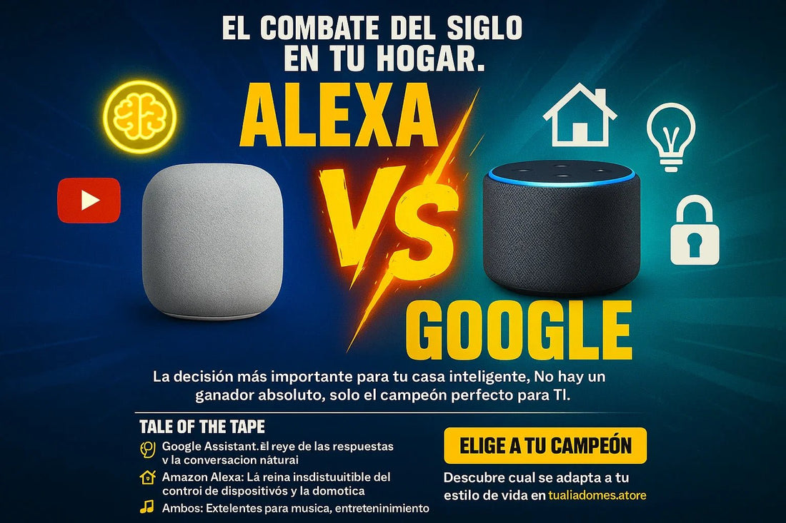 La Batalla de los Asistentes de Voz: Alexa vs. Google Assistant, ¿Quién Gana en Colombia? - TuAliado Homeplus