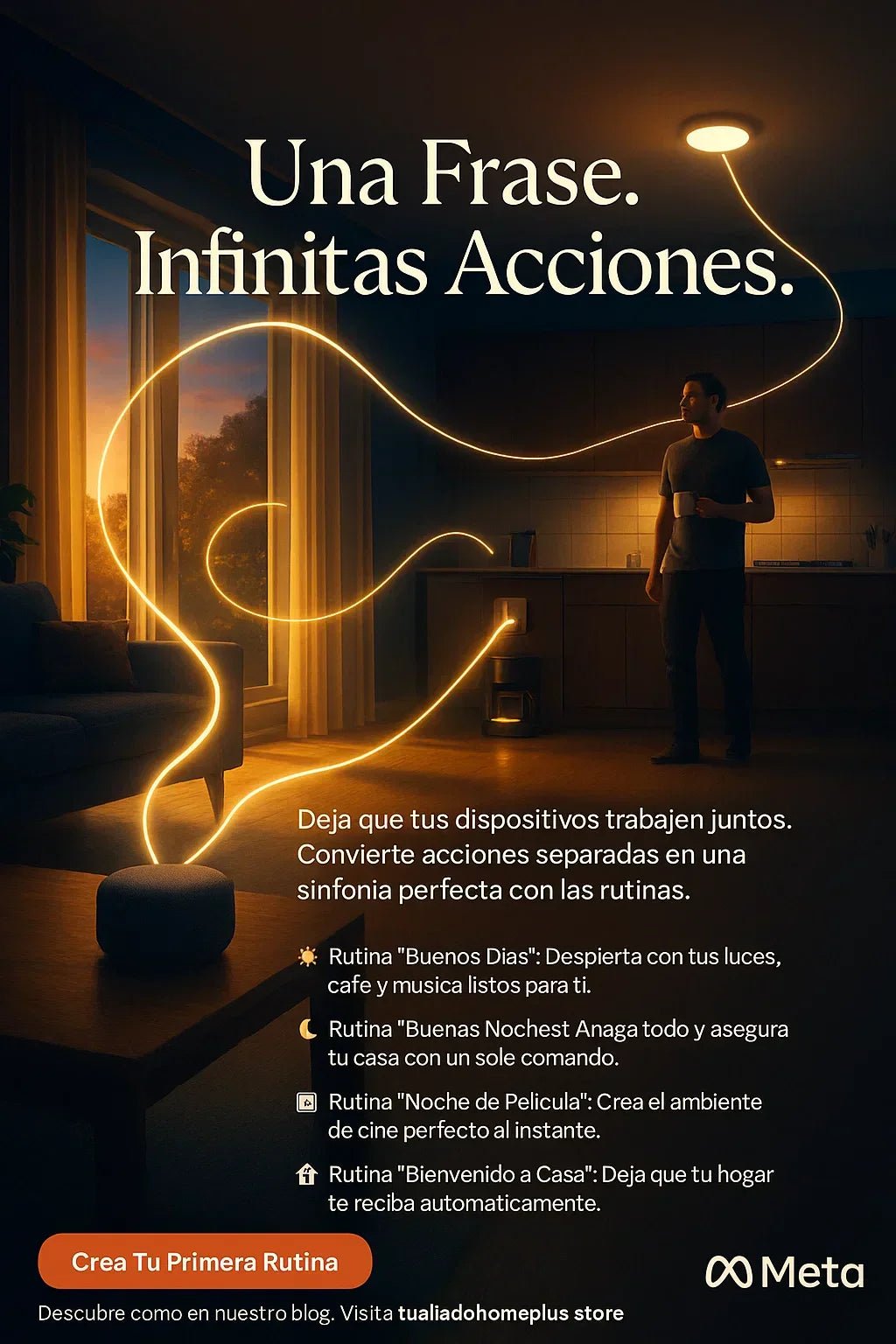 El Siguiente Nivel: Cómo Crear "Rutinas" para que tu Casa Trabaje por Ti (Guía para Principiantes) - TuAliado Homeplus