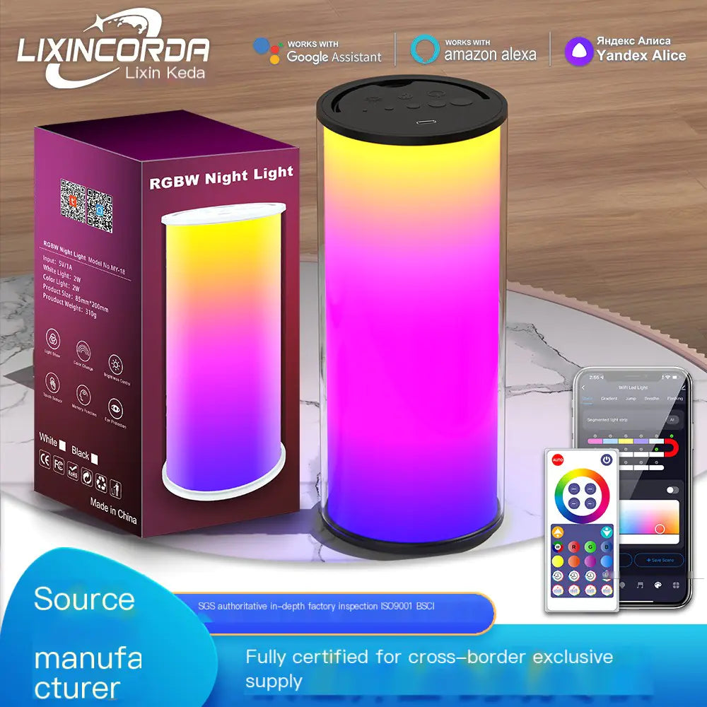 RGB WiFi Colorful Portable Night Light for Home & Camping