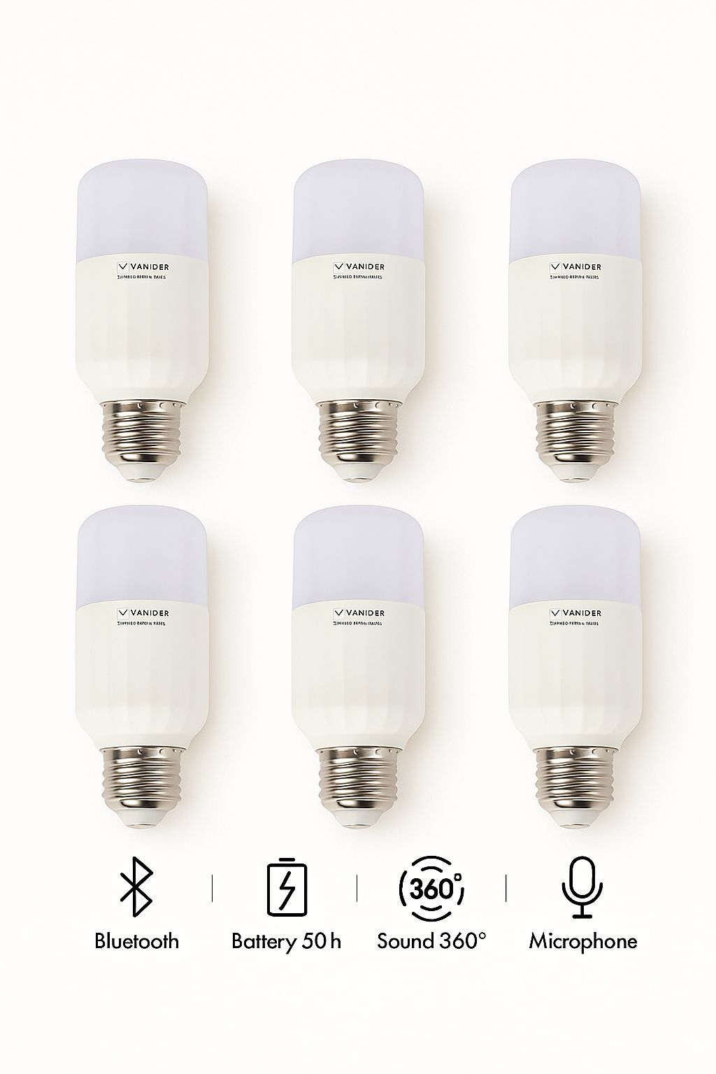 Bomby X6 LED Multicolor 8W Atenuables | Luz Blanca Fría y Ahorro de Energía