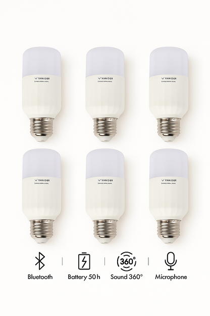 Bomby X6 LED Multicolor 8W Atenuables | Luz Blanca Fría y Ahorro de Energía