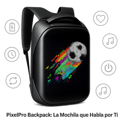 PixelPro Backpack: La Mochila que Habla por Ti