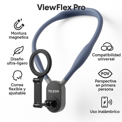 ViewFlex Pro: Soporte Magnético de Cuello para POV