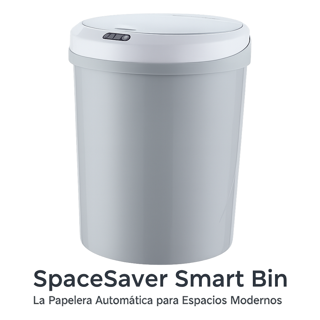 SpaceSaver Smart Bin: La Papelera Automática para Espacios Modernos