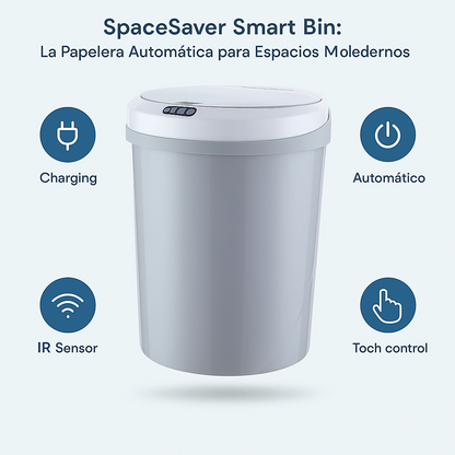 SpaceSaver Smart Bin: La Papelera Automática para Espacios Modernos
