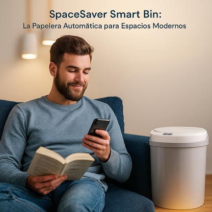 SpaceSaver Smart Bin: La Papelera Automática para Espacios Modernos