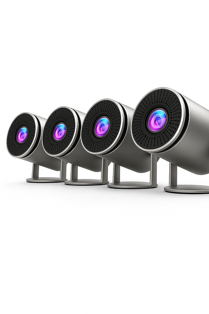CinemaFlex 180: Proyector Inteligente con Corrección Automática
