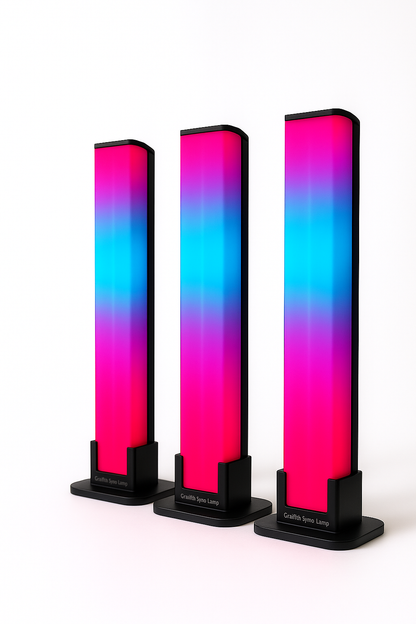Graffiti Sync Lamp – Luz Ambiental RGB que Baila con Tu Música