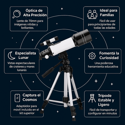 Telescopio Astronómico 400070: El Universo en Manos de tus Hijos