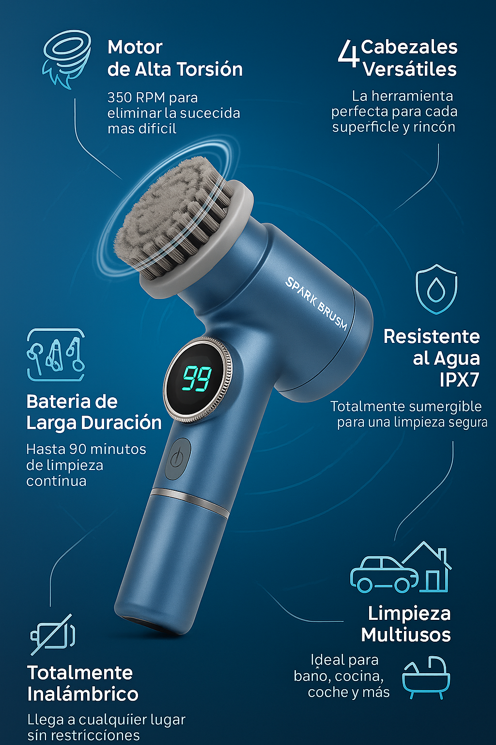 Spark Brush: La Revolución de la Limpieza en tus Manos