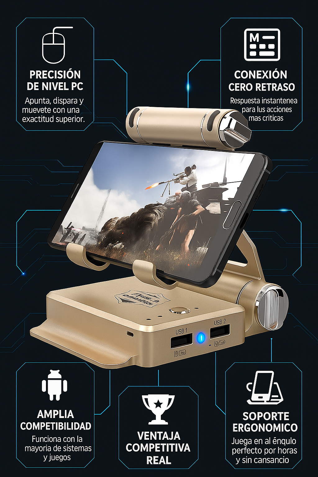 Game Controller Converter for Chicken Dinner Gaming