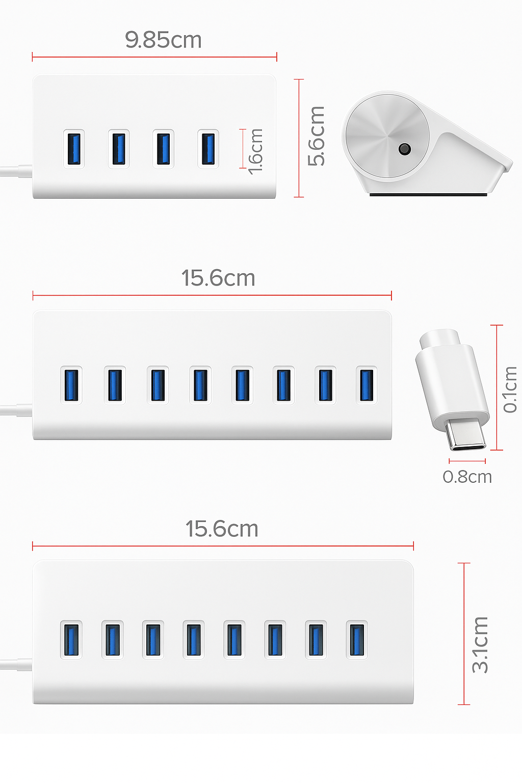 USB Converter, Interface Splitter, Computer Docking Station