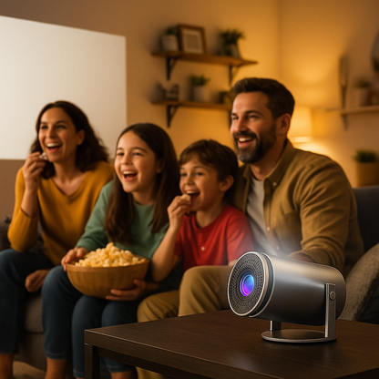 CinemaFlex 180: Proyector Inteligente con Corrección Automática