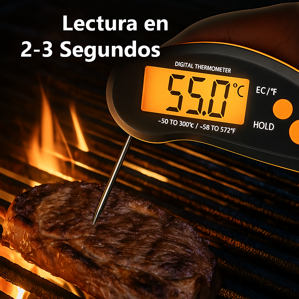 GastroMetter: Termómetro de Cocina de Lectura Instantánea