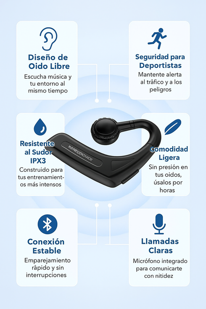 Audífonos de Conducción Ósea: Escucha tu Música sin Desconectarte del Mundo