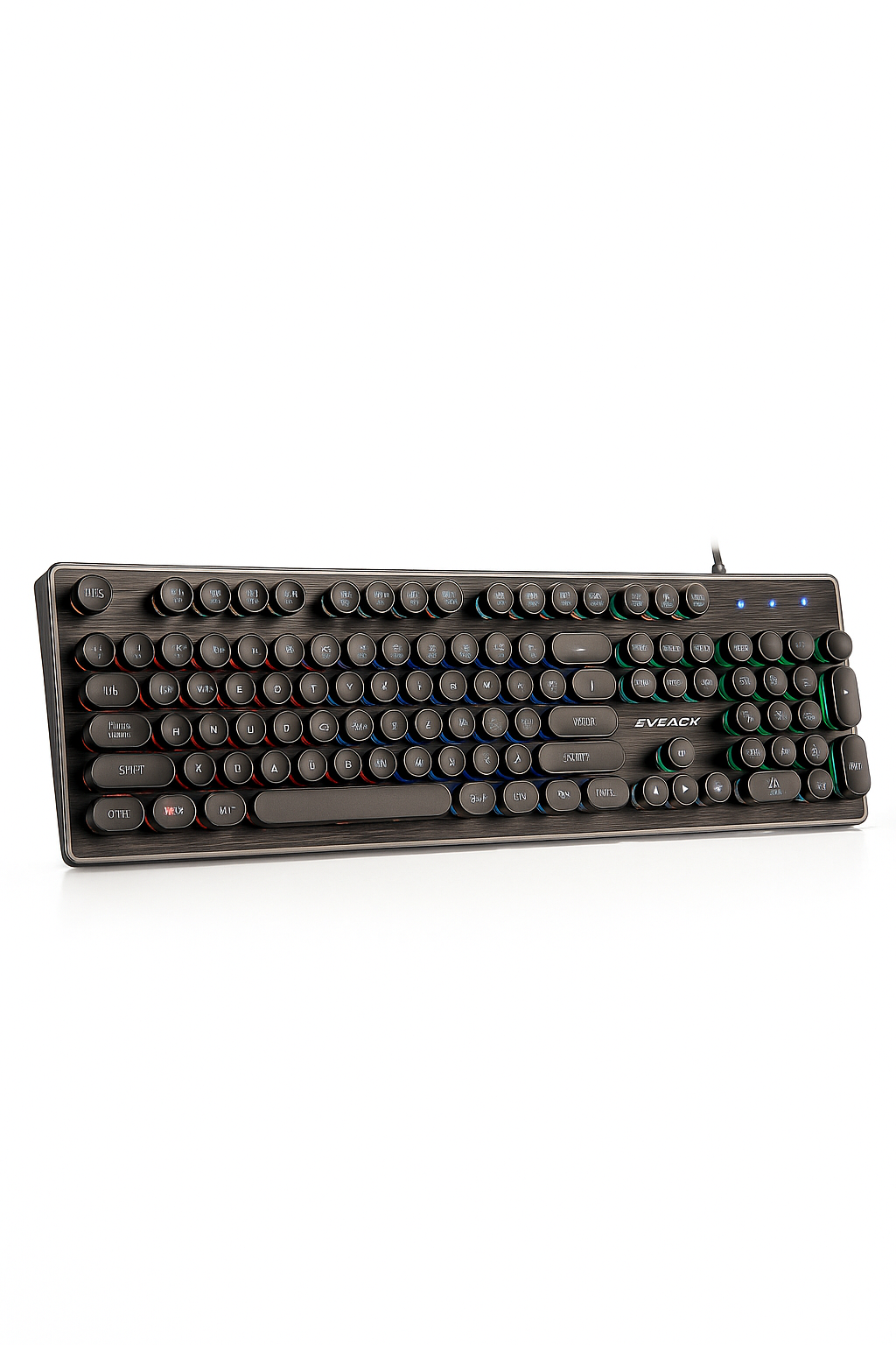 Retrokey: Teclado Mecánico Steampunk