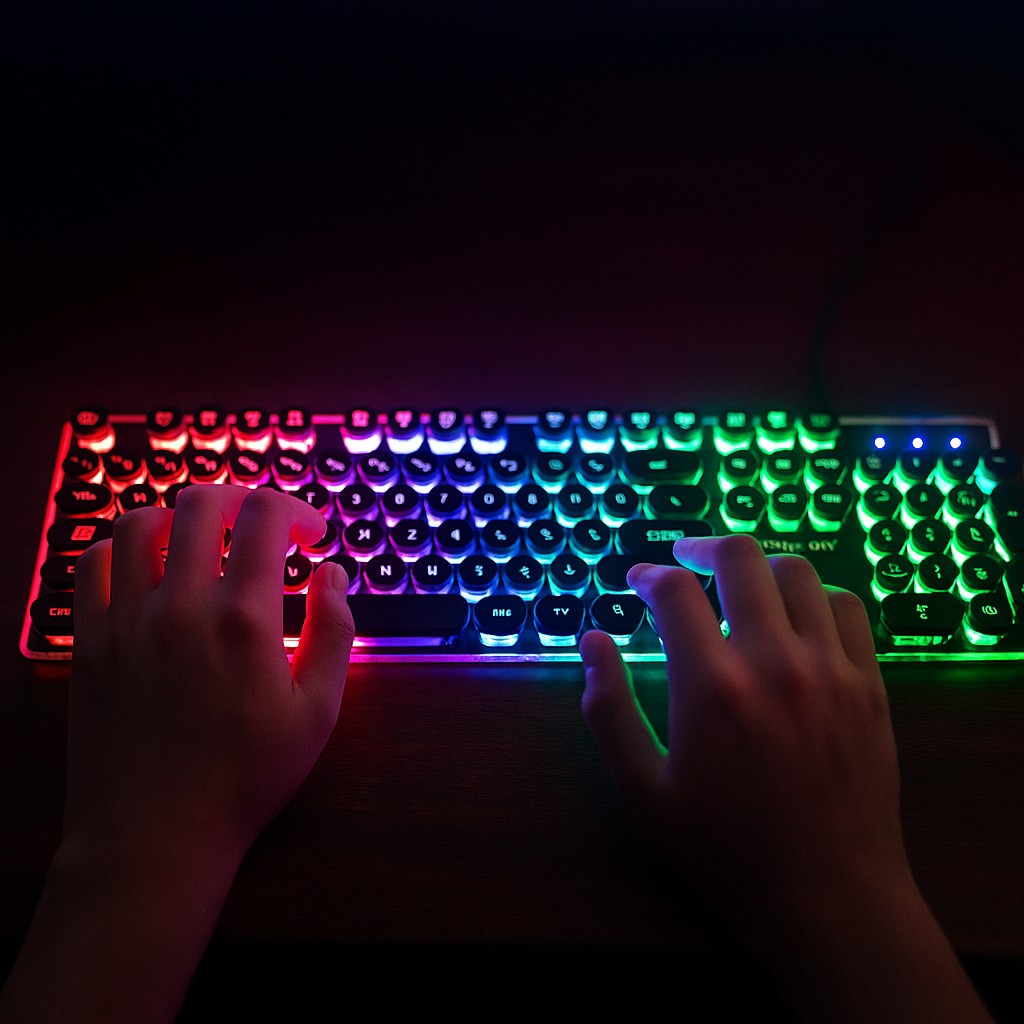 Retrokey: Teclado Mecánico Steampunk