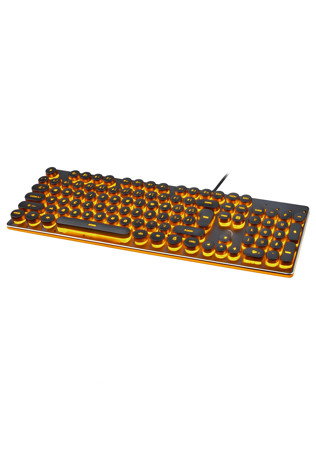 Retrokey: Teclado Mecánico Steampunk