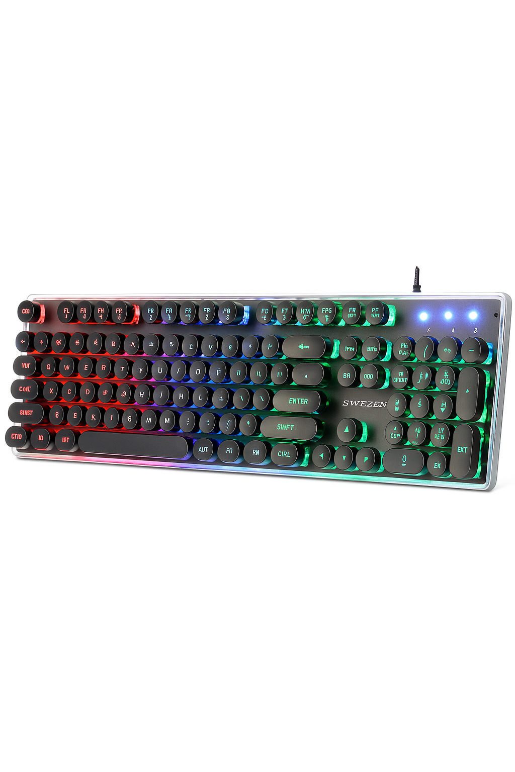 Retrokey: Teclado Mecánico Steampunk