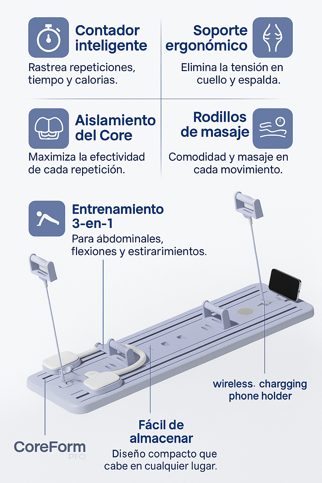 CoreForm Pro: Tu Entrenador Abdominal Inteligente