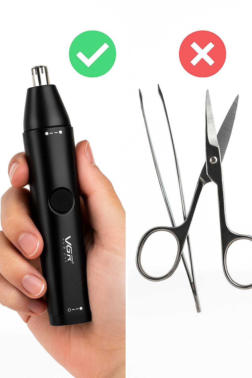 Recortadora de Vello Nasal NASAL9009: ¡Precisión, Comodidad y Confianza en Segundos!