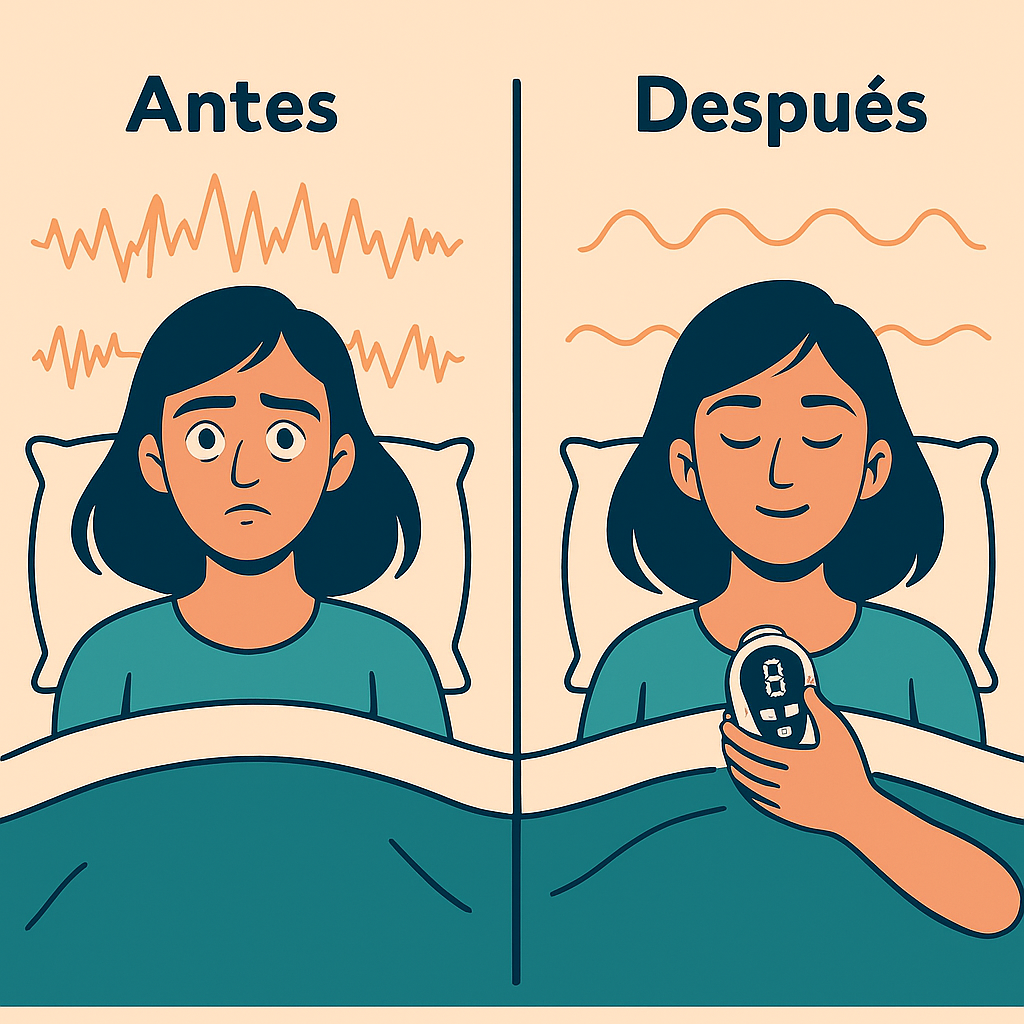 Sleepfine Dispositivo de Ayuda para Dormir: ¡Tu Pasaporte a Noches de Descanso y Días Llenos de Energía!