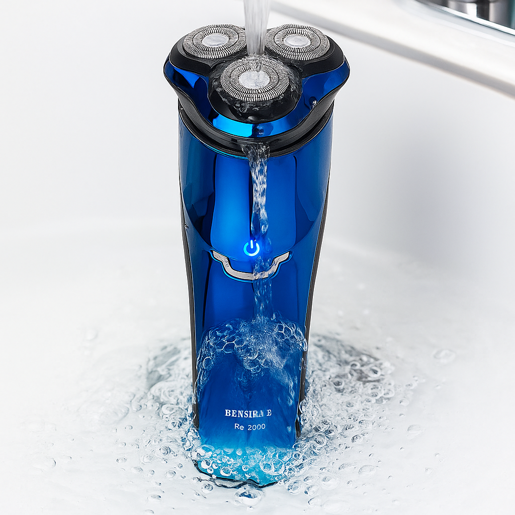 FlexShave 4D de Triple Cuchilla: ¡Precisión, Limpieza Automática y Pura Potencia!