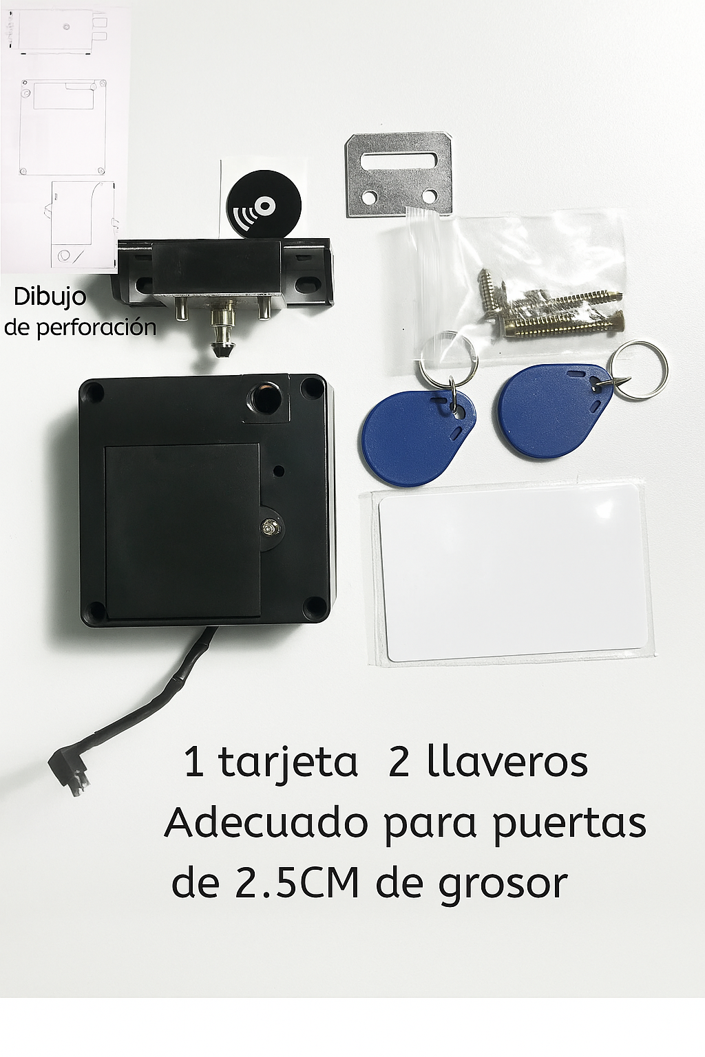 Cerradura Inteligente Invisible RFID: Seguridad Oculta para tus Gabinetes y Cajones