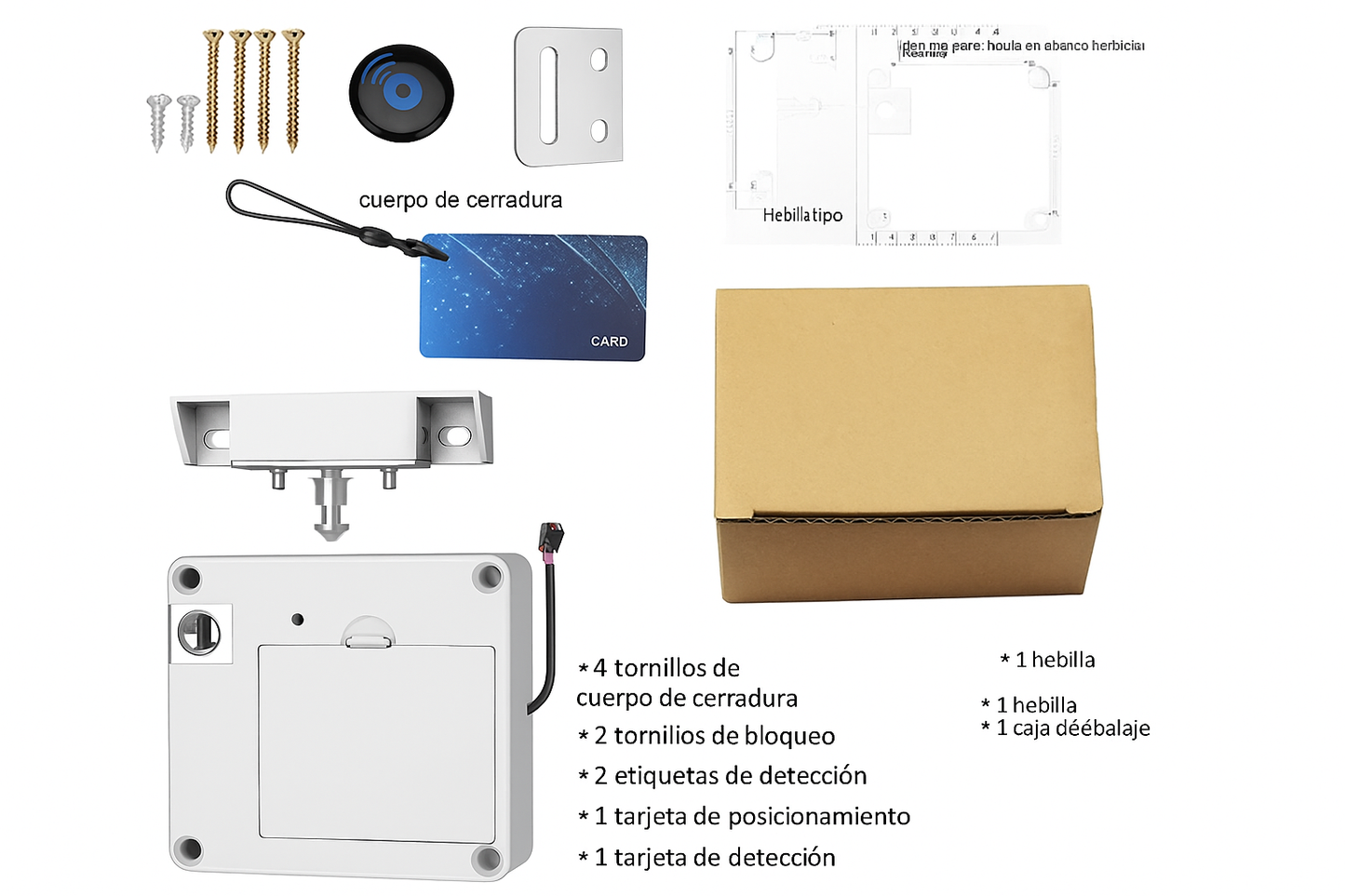 Cerradura Inteligente Invisible RFID: Seguridad Oculta para tus Gabinetes y Cajones