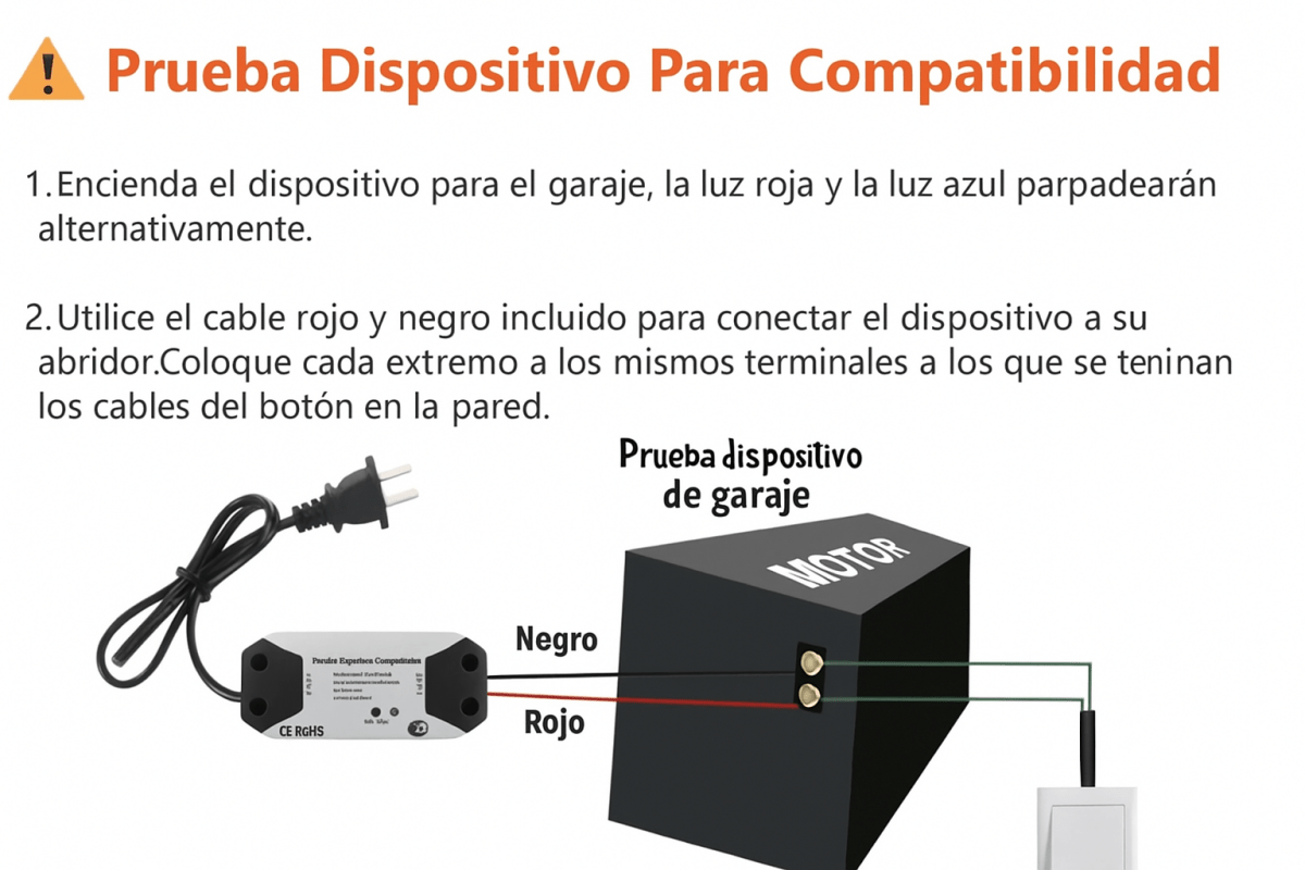 Controlador Inteligente WiFi para Puerta de Garaje (Tuya): Abre y Cierra tu Garaje con el Celular o la Voz - TuAliado Homeplus