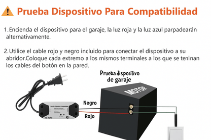 Controlador Inteligente WiFi para Puerta de Garaje (Tuya): Abre y Cierra tu Garaje con el Celular o la Voz - TuAliado Homeplus