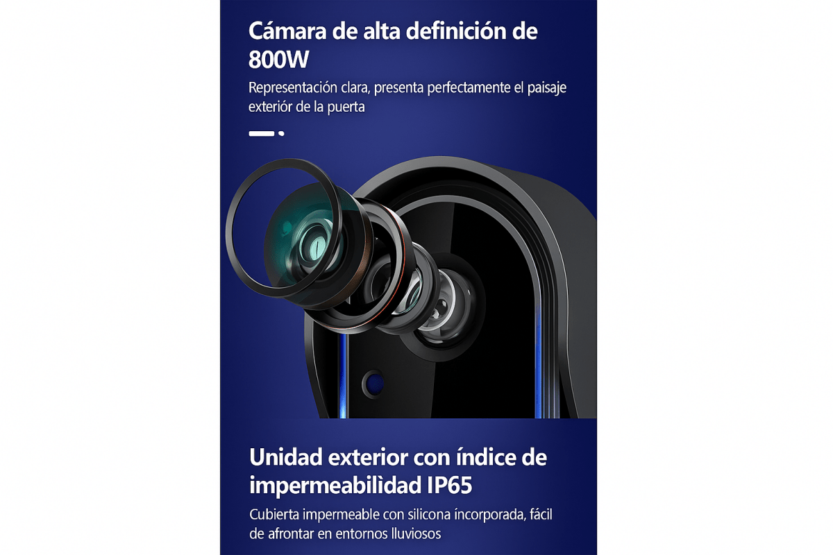 Videoportero Inteligente WiFi: Tu Ojo Vigilante en la Puerta Principal - TuAliado Homeplus