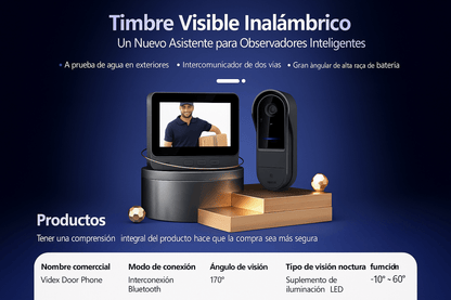 Videoportero Inteligente WiFi: Tu Ojo Vigilante en la Puerta Principal - TuAliado Homeplus